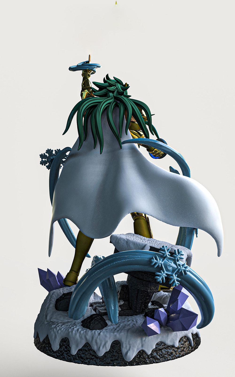 圣斗士星矢冥王神话 水瓶座3D打印模型