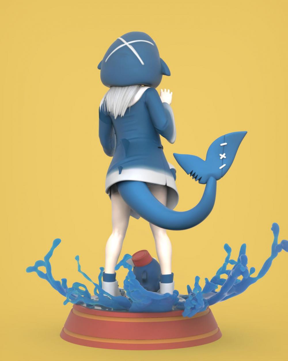 小鲨鱼 古拉3D打印模型
