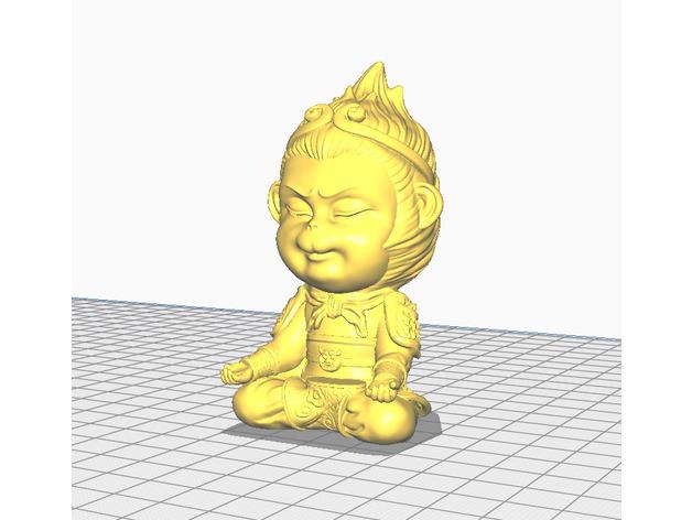 孙悟空3D打印模型