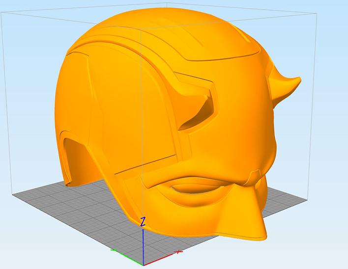 漫威：夜魔侠 超胆侠 1:1可穿戴头盔3D打印模型