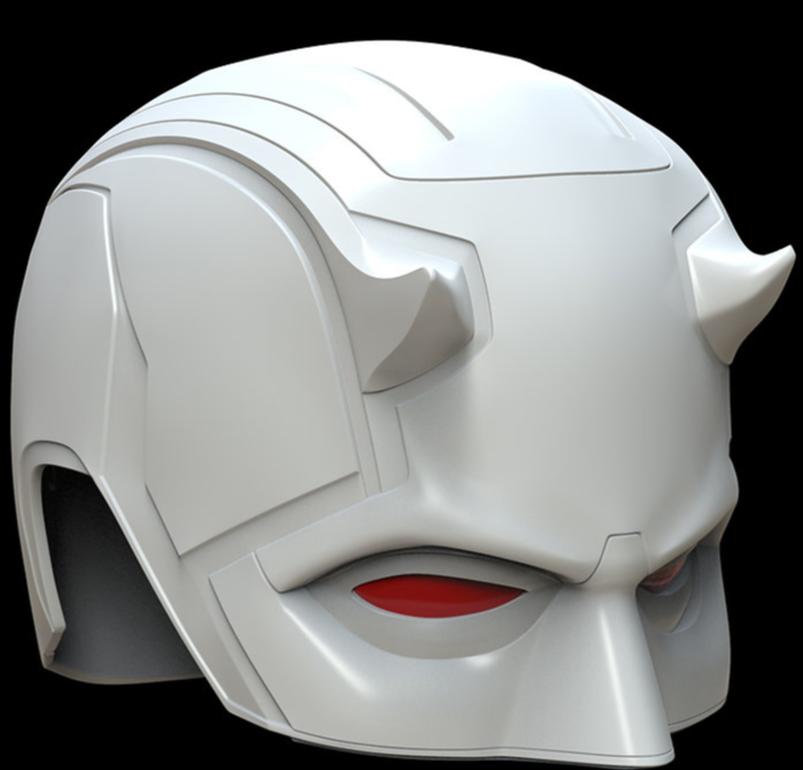 漫威：夜魔侠 超胆侠 1:1可穿戴头盔3D打印模型