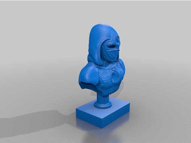 月光骑士 胸像3D打印模型