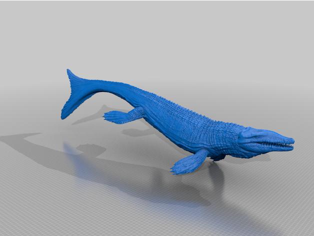 地蜥鳄科  达克龙3D打印模型