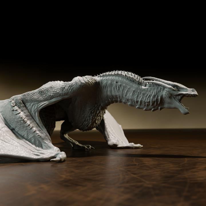 “黑党”巨龙--叙拉克斯3D打印模型