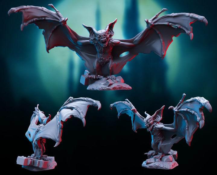 地狱蝙蝠3D打印模型