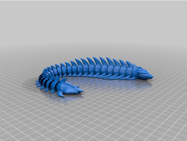 海蛇3D打印模型