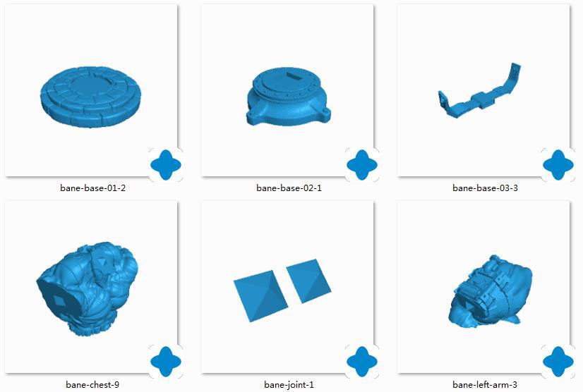 贝恩3D打印模型