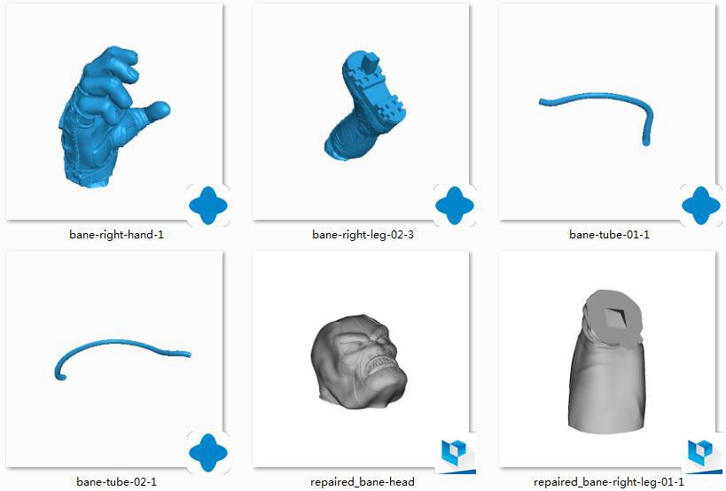 贝恩3D打印模型