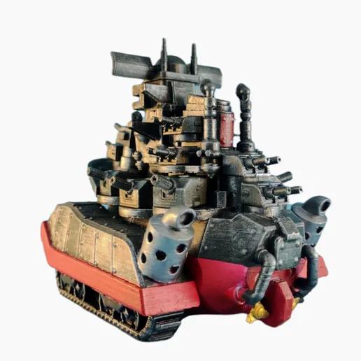 合金弹头 陆地战舰boss3D打印模型