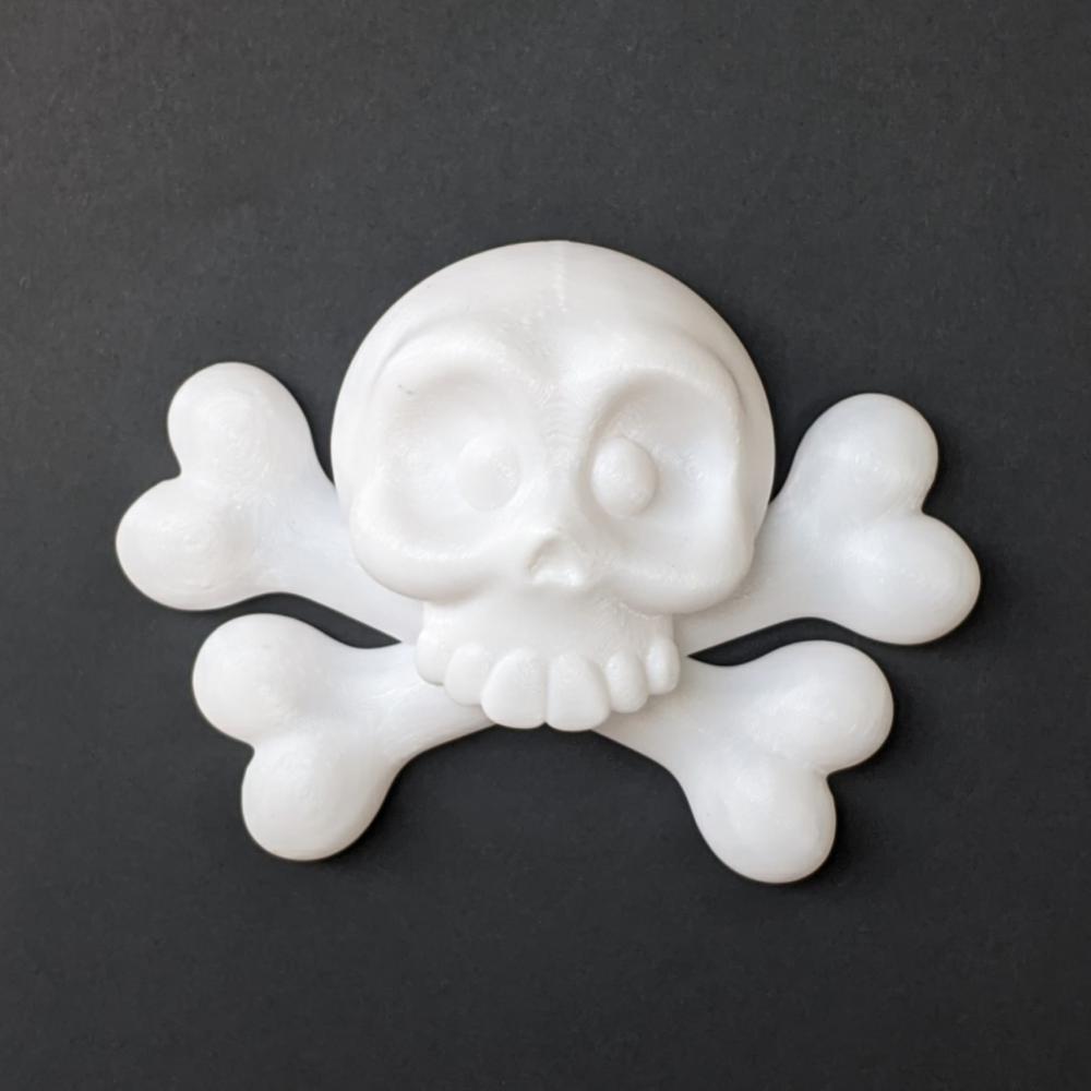 卡通骷髅3D打印模型