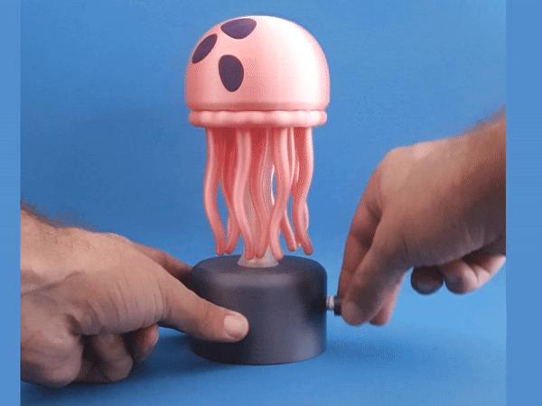 可动水母3D打印模型