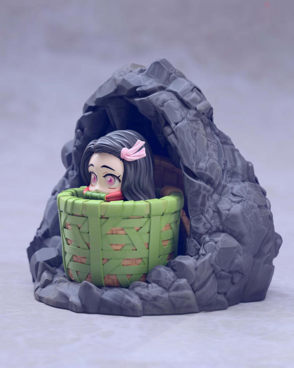 祢豆子 Q版3D打印模型