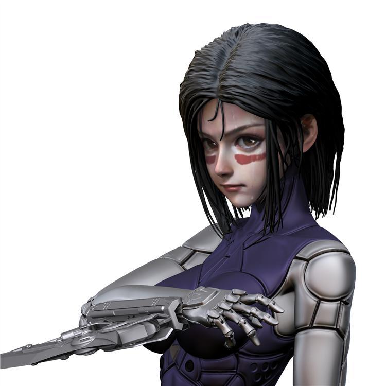 Alita 阿丽塔3D打印模型