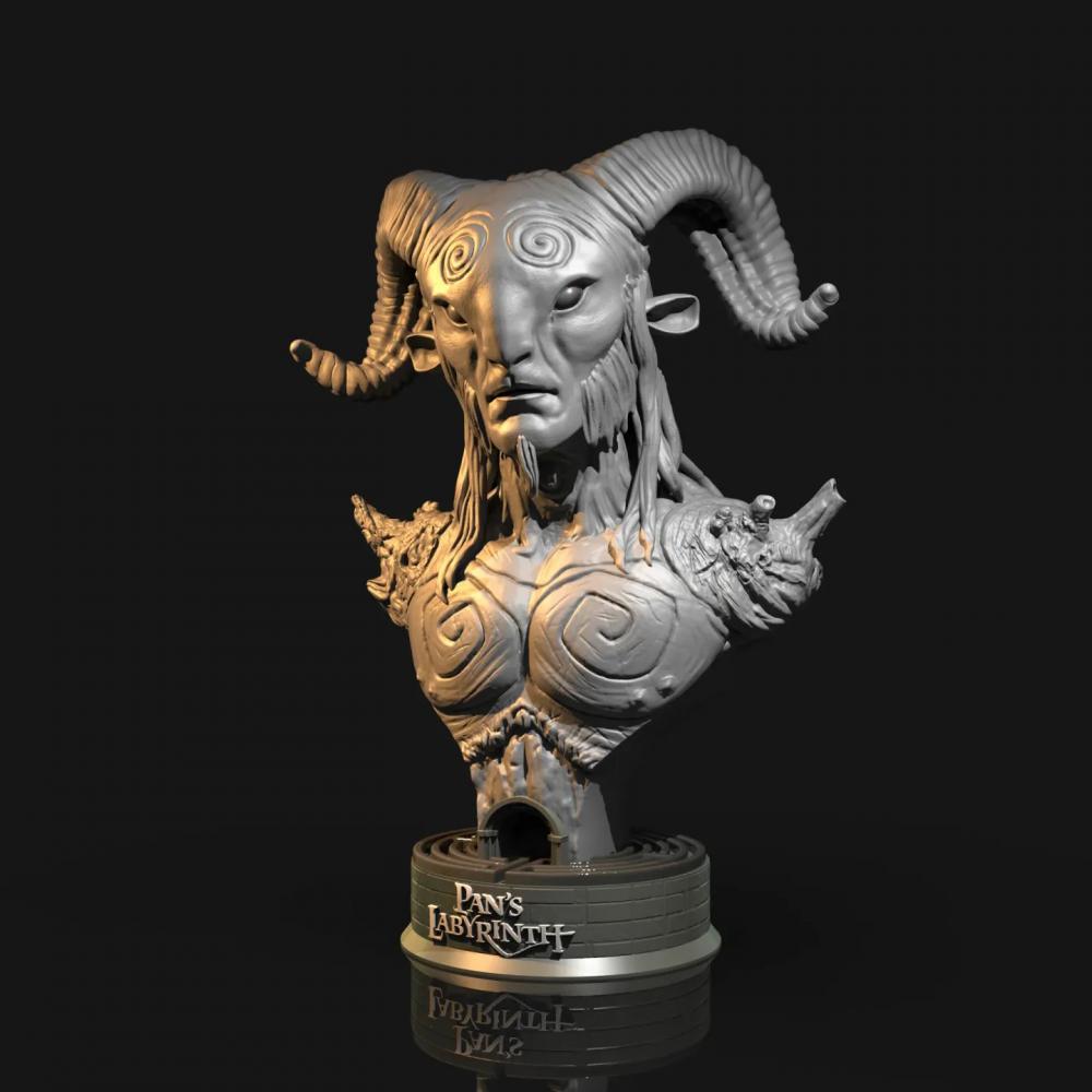 《潘神的迷宫》潘神 法翁3D打印模型