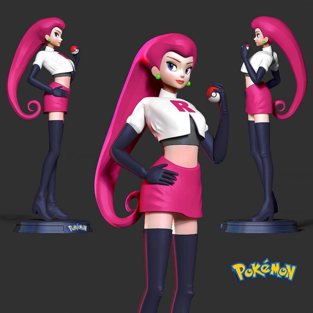 《宝可梦》武藏3D打印模型