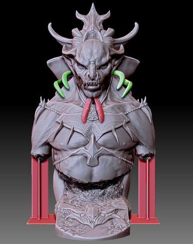 黎明守卫吸血鬼领主3D打印模型