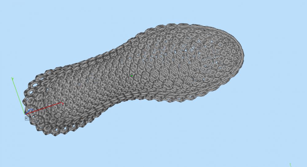 3D打印鞋中底3D打印模型
