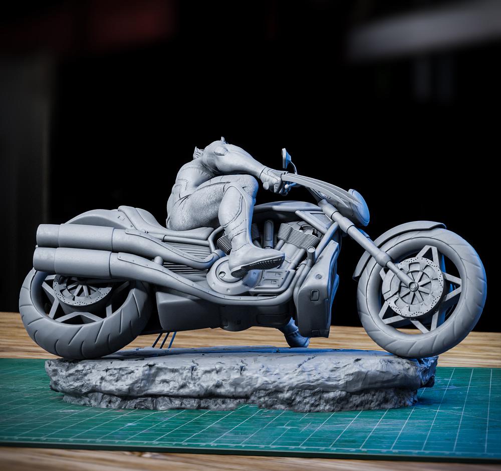 金刚狼骑摩托3D打印模型