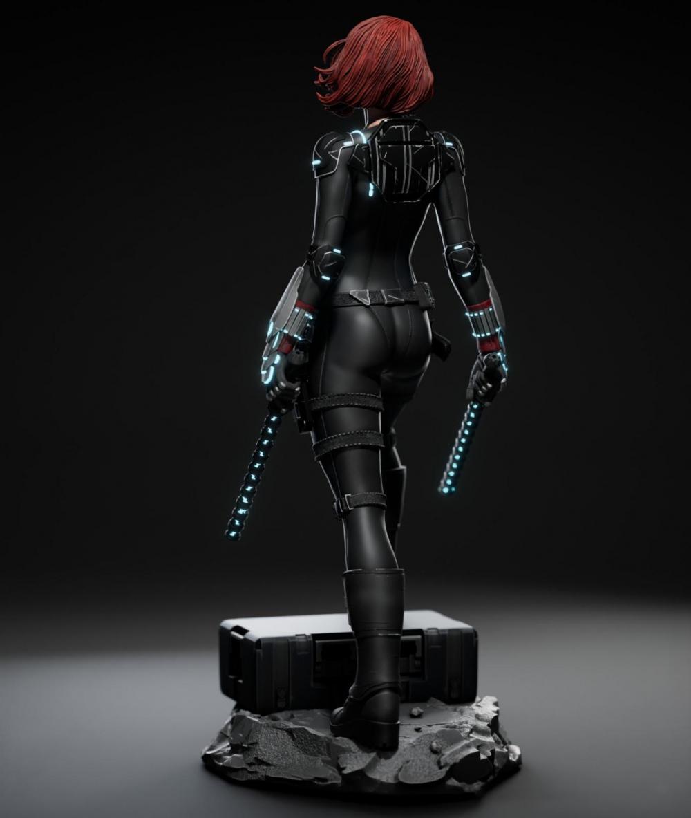 黑寡妇3D打印模型