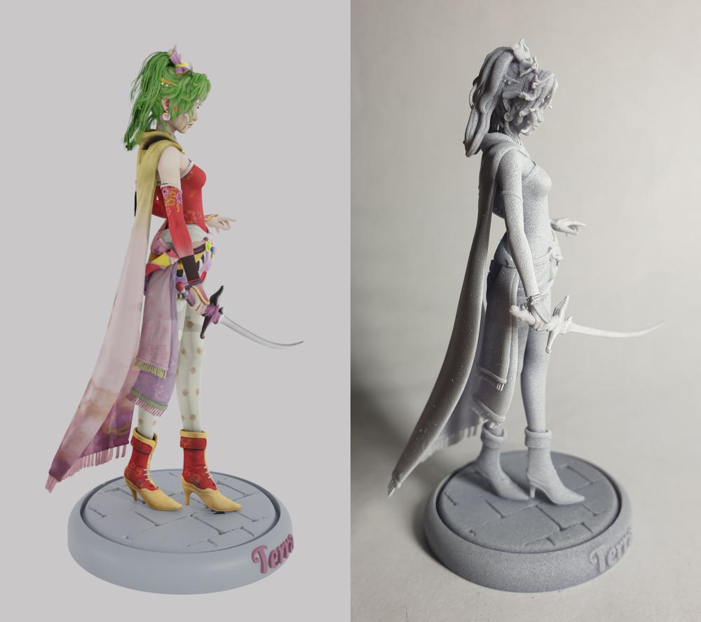 蒂娜 最终幻想3D打印模型