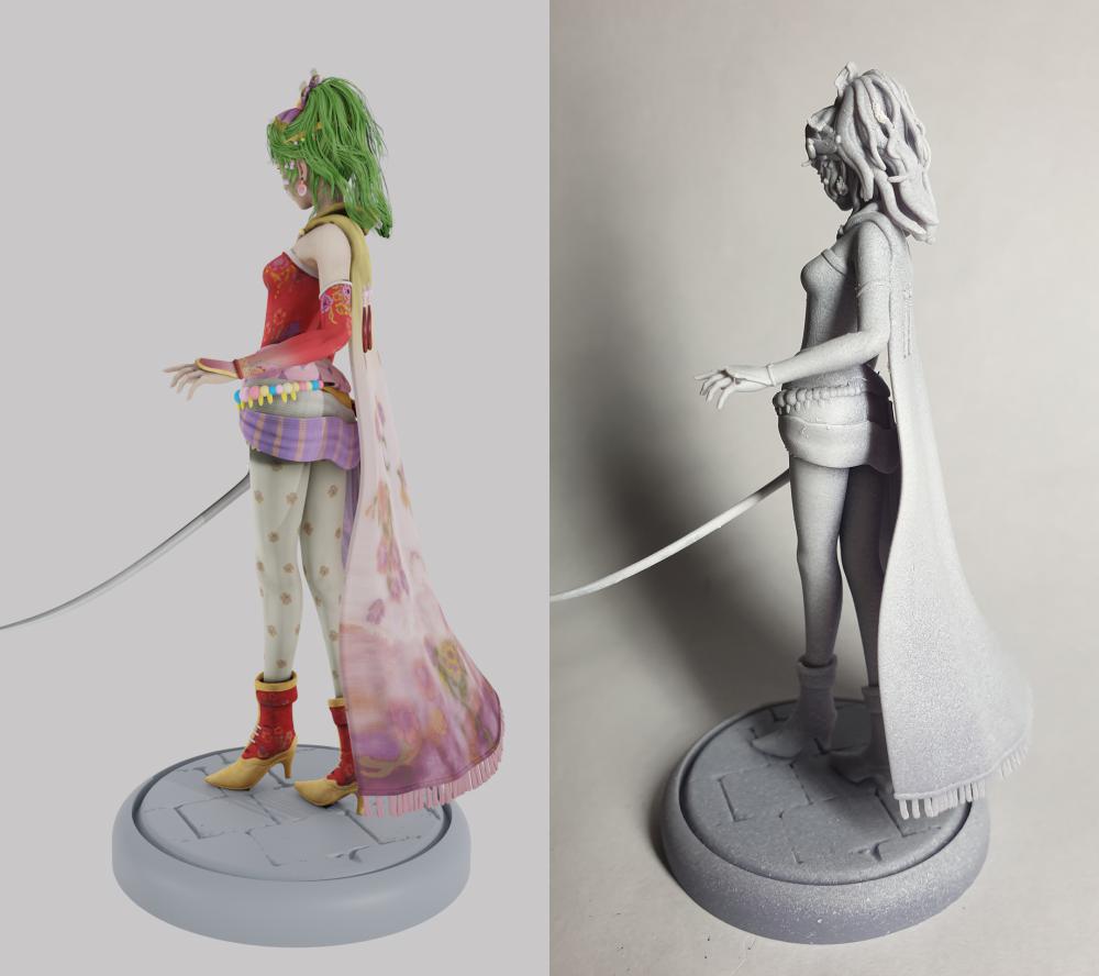 蒂娜 最终幻想3D打印模型