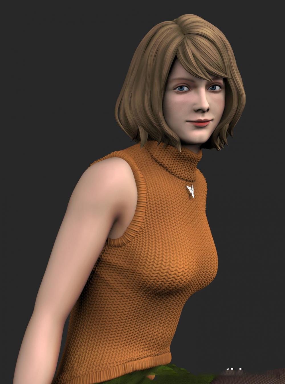 阿什莉·格拉汉姆 3D打印模型
