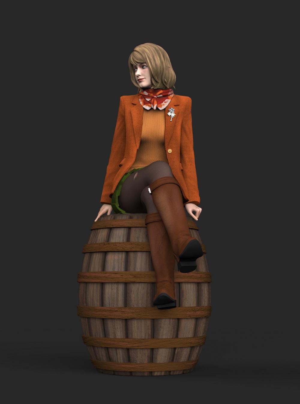 阿什莉·格拉汉姆 3D打印模型