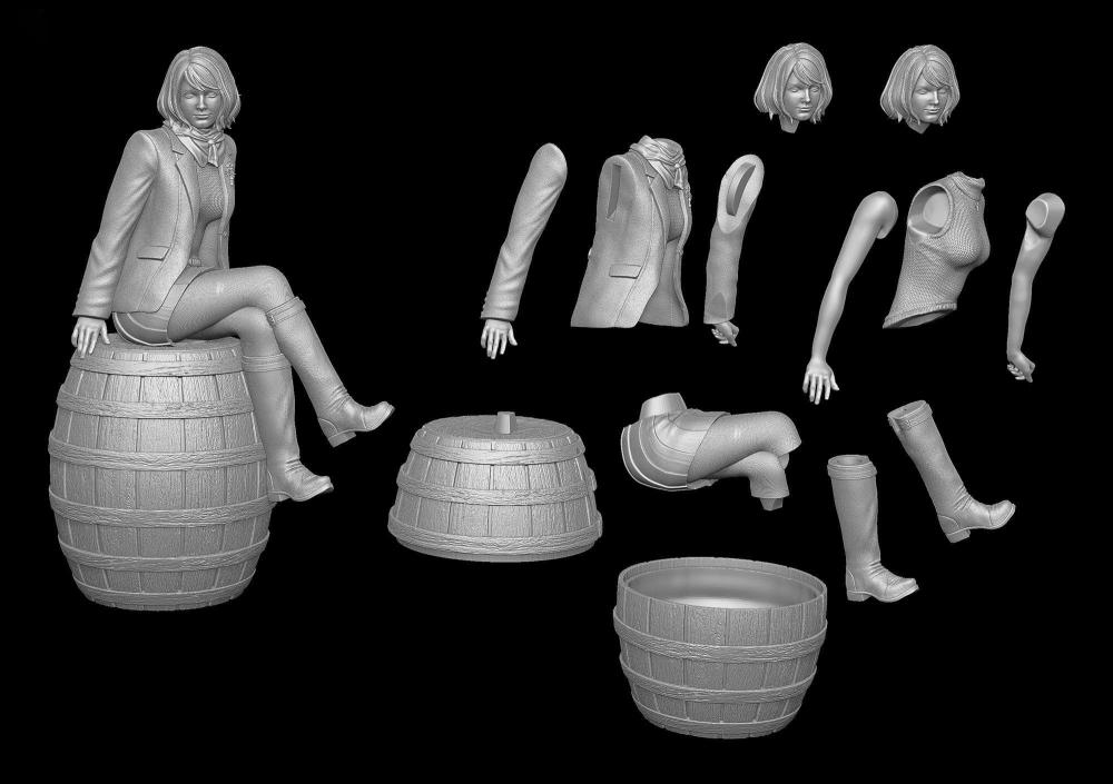 阿什莉·格拉汉姆 3D打印模型