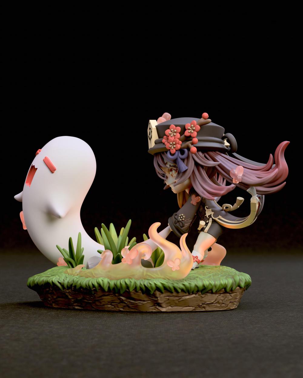 胡桃Q版3D打印模型