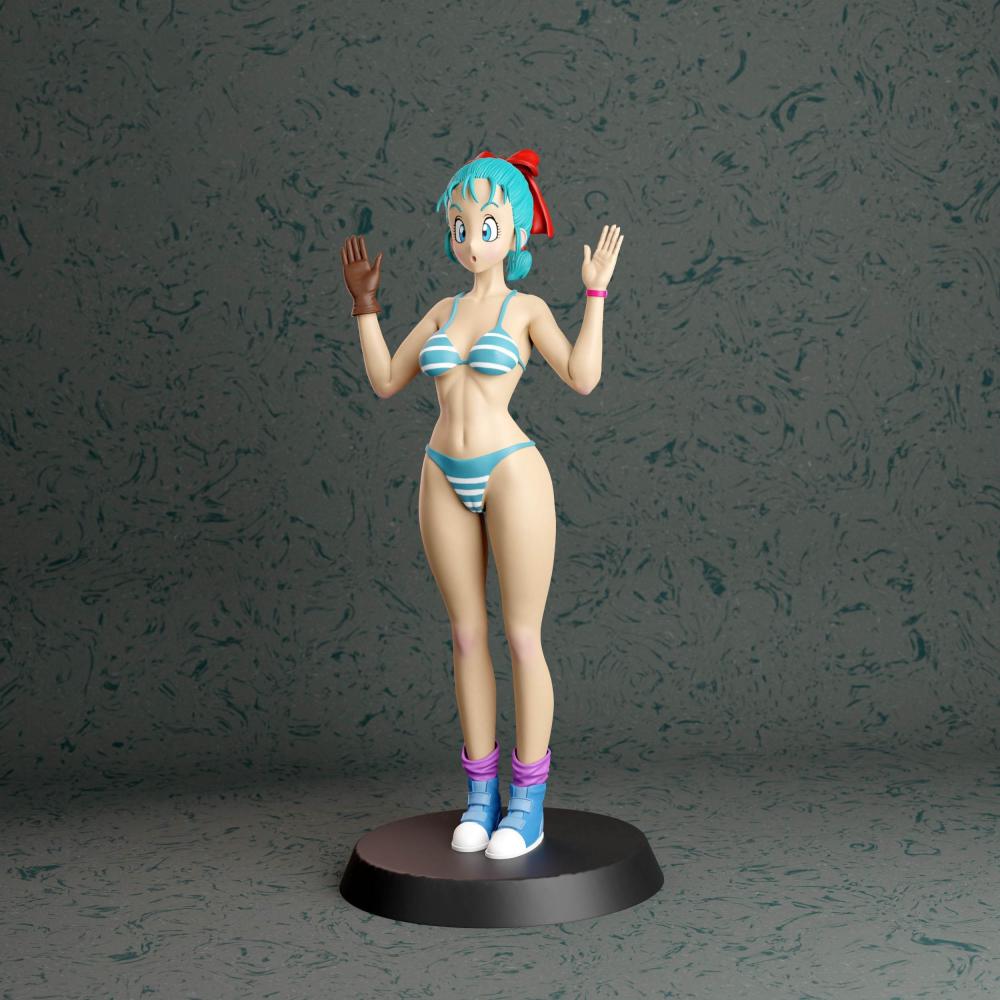 布尔玛 带内衣3D打印模型