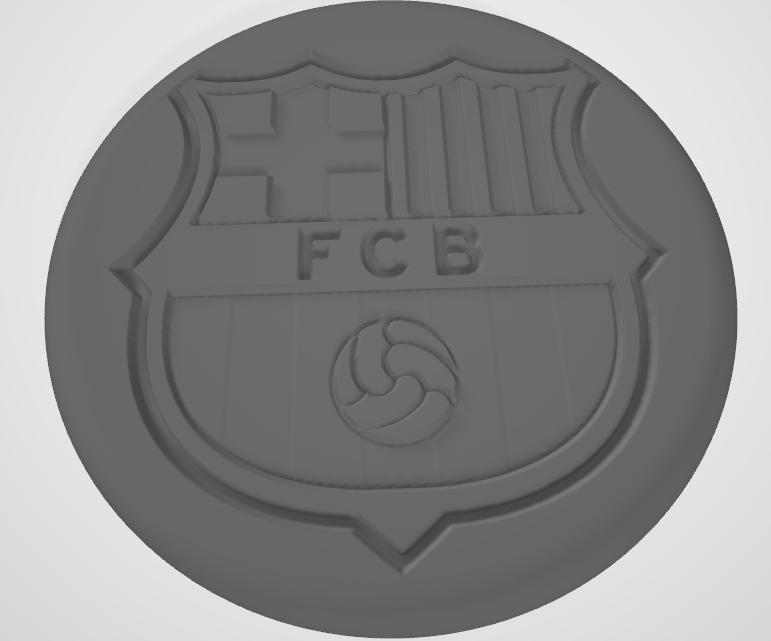 巴塞罗那队徽3D打印模型