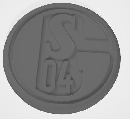 沙尔克04队徽3D打印模型