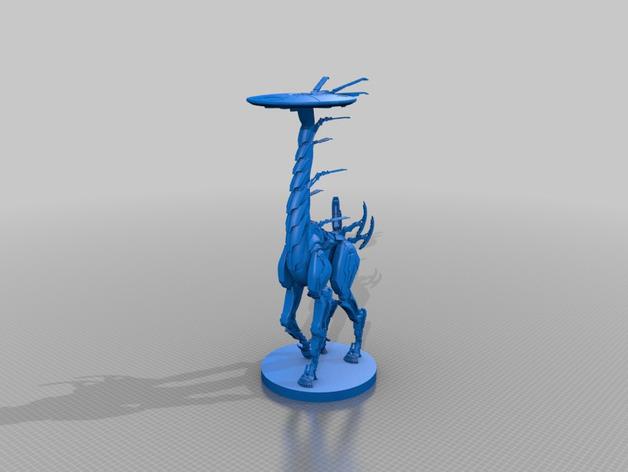 地平线长颈兽3D打印模型