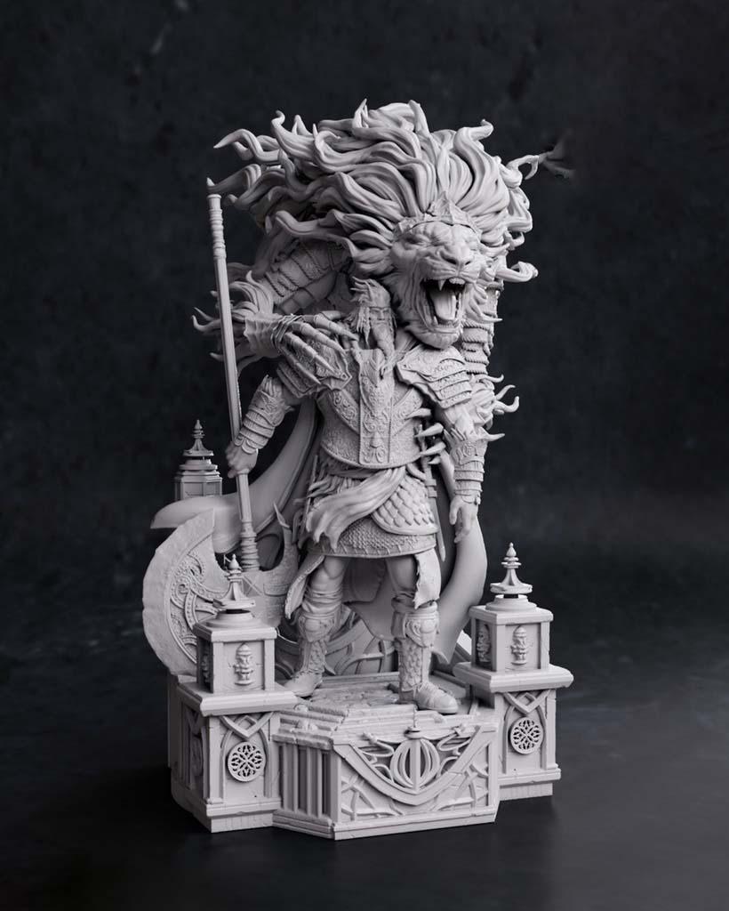 艾尔登法环 老头环初始之王 葛弗雷3D打印模型