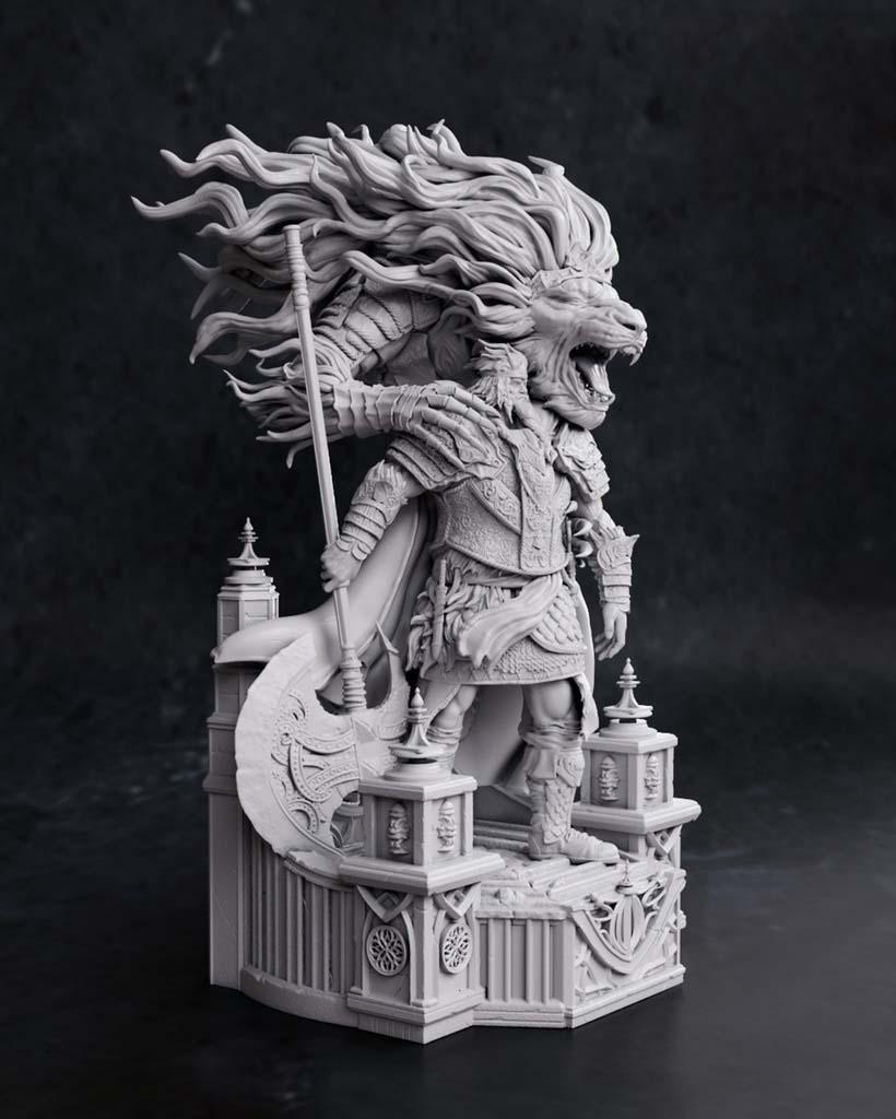 艾尔登法环 老头环初始之王 葛弗雷3D打印模型