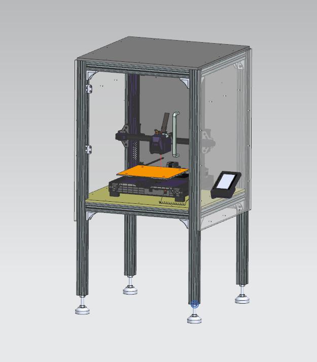 （原创首发）海王星3pro 封箱，600*600*900空间适合绝大部分打印机3D打印模型