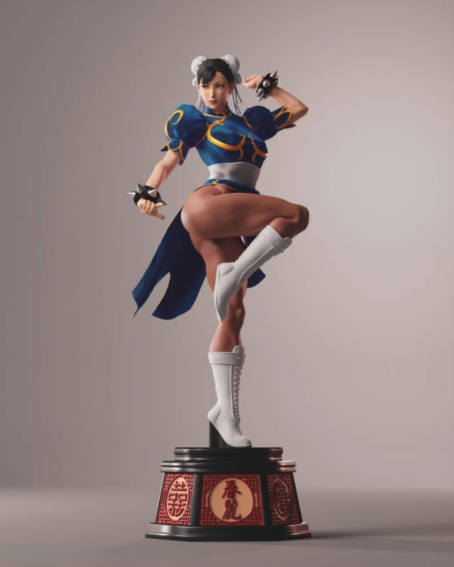性感 春丽3D打印模型