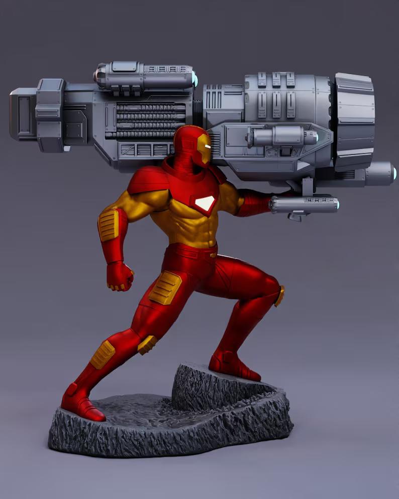 钢铁侠 漫畫版 MK13 等離子炮3D打印模型