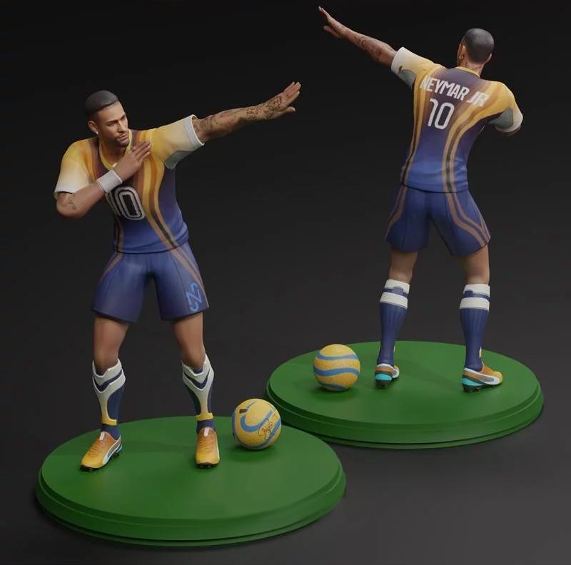 巴西足球球星 内马尔3D打印模型