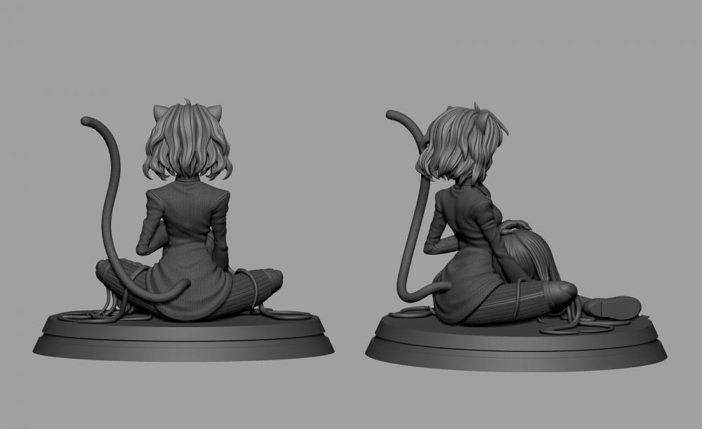 全职猎人 貓女 尼飛比特3D打印模型