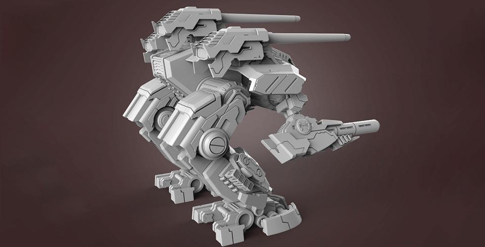 MWO 欧米茄机甲3D打印模型