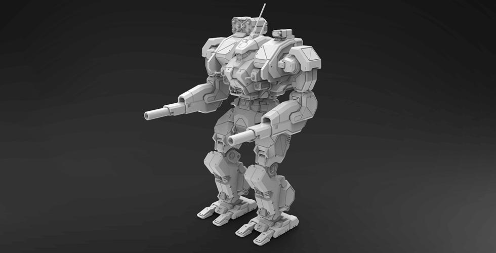 MWO 战锤机甲3D打印模型