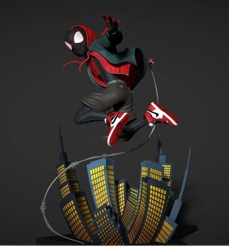 迈尔斯蜘蛛侠3D打印模型