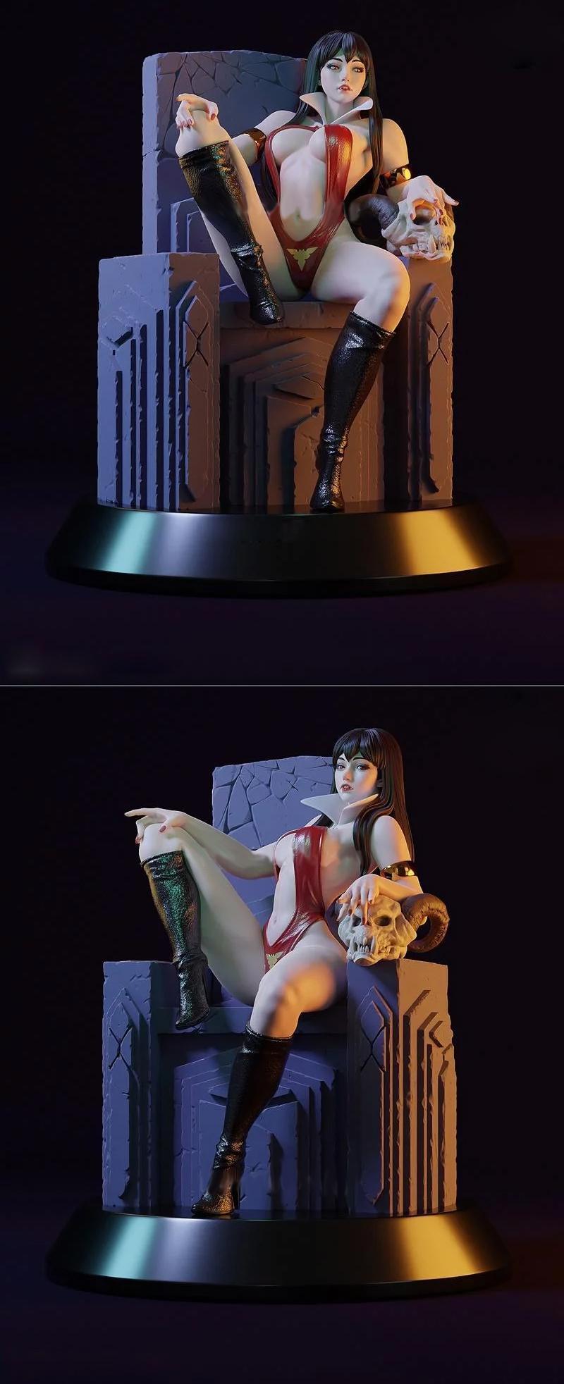 吸血鬼 梵蓓娜3D打印模型