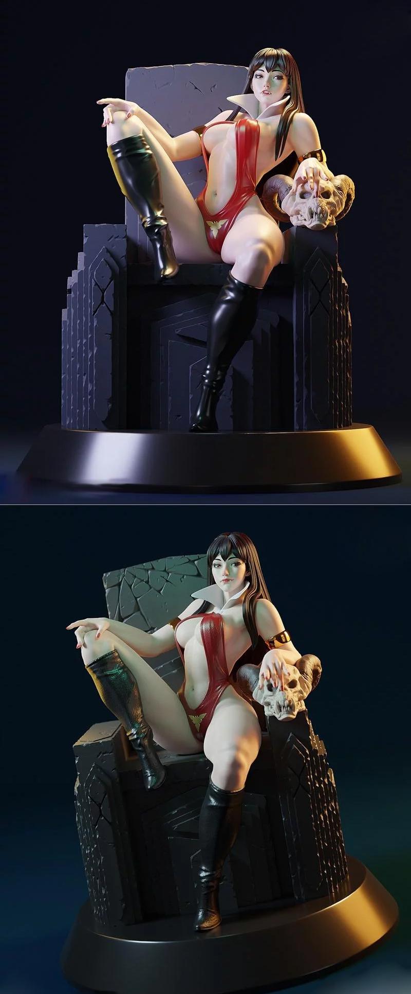 吸血鬼 梵蓓娜3D打印模型