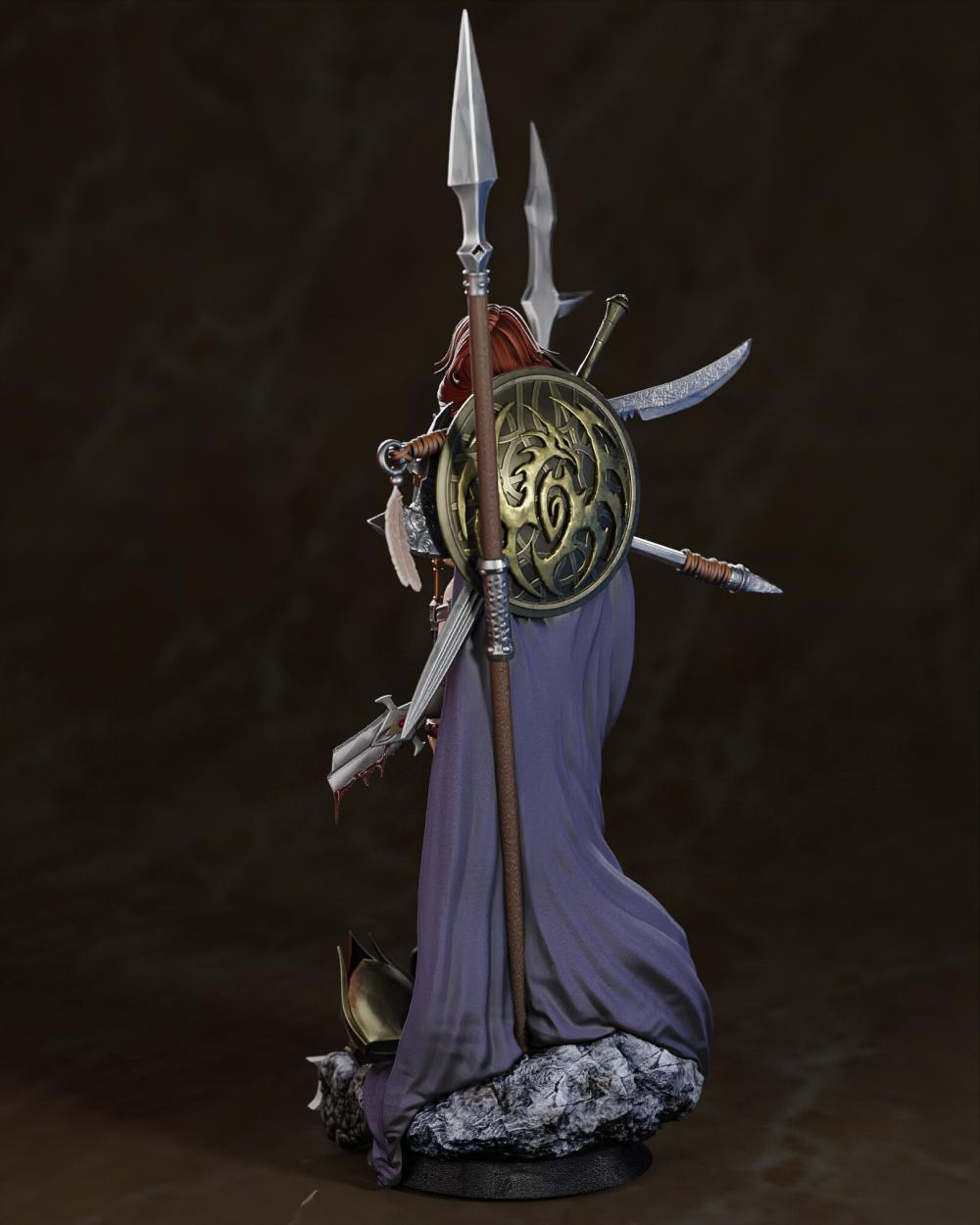 女王神剑3D打印模型