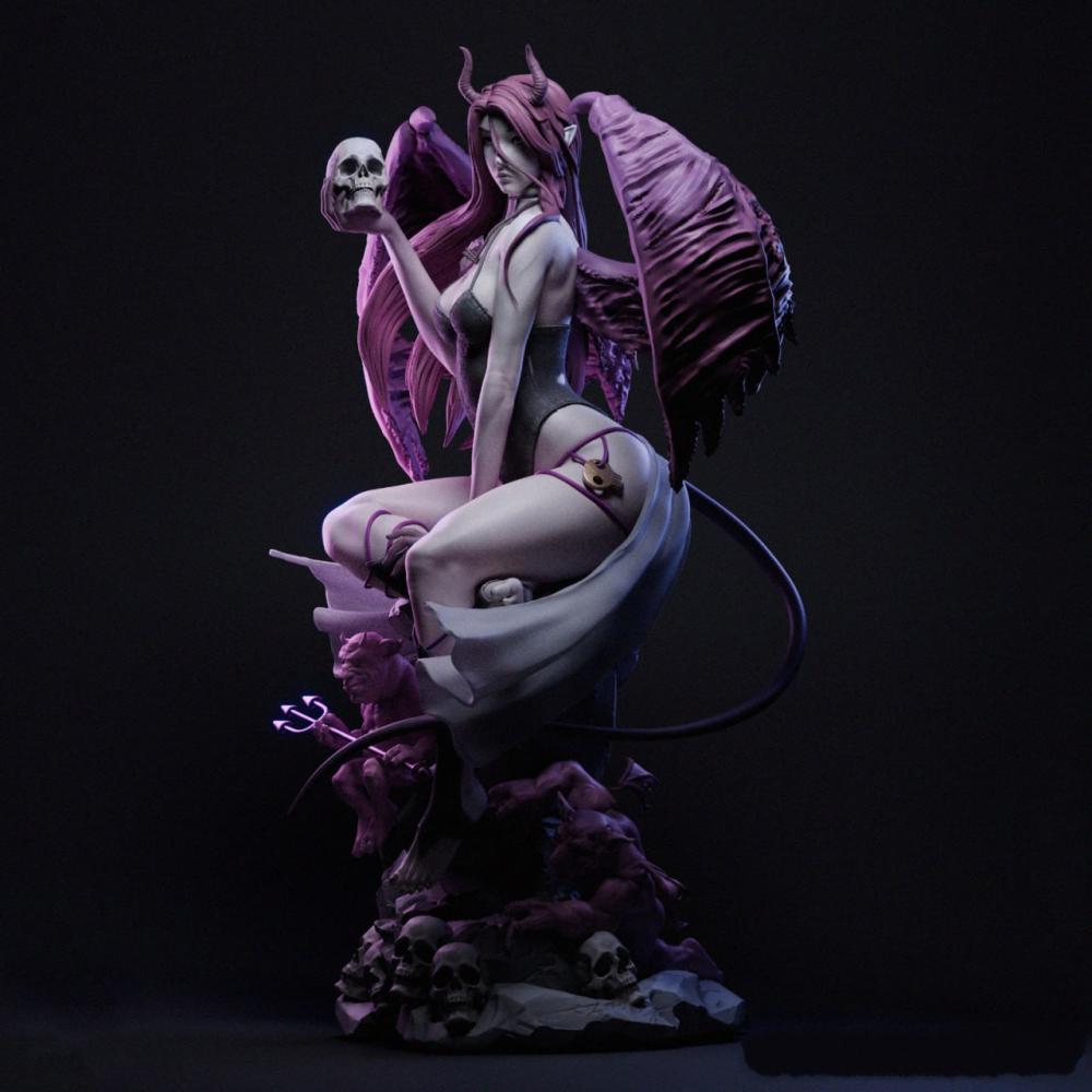 面容清纯的魅魔3D打印模型