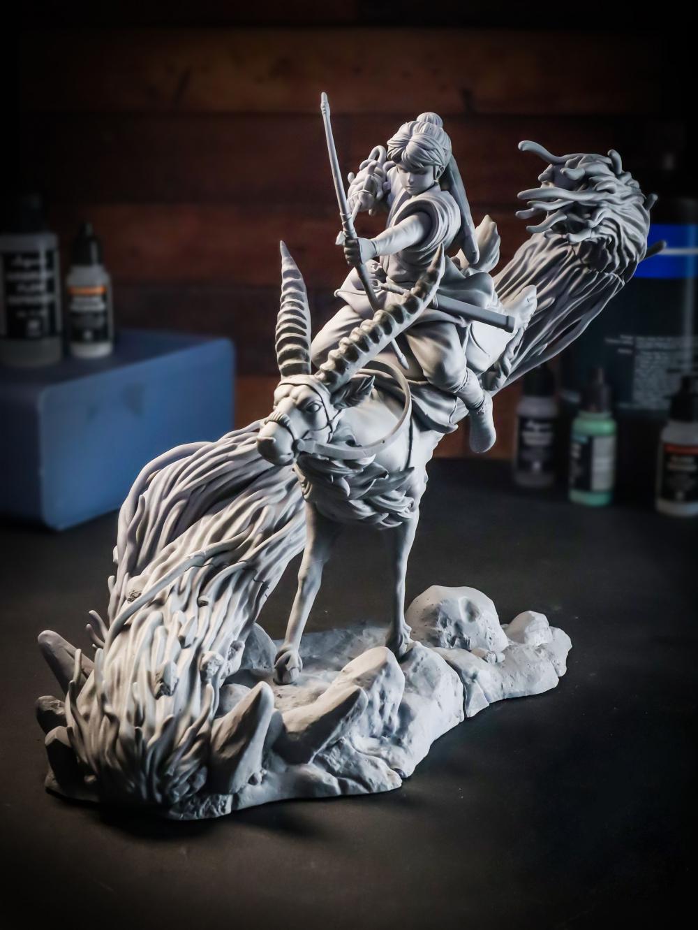 幽灵公主 飞鸟3D打印模型