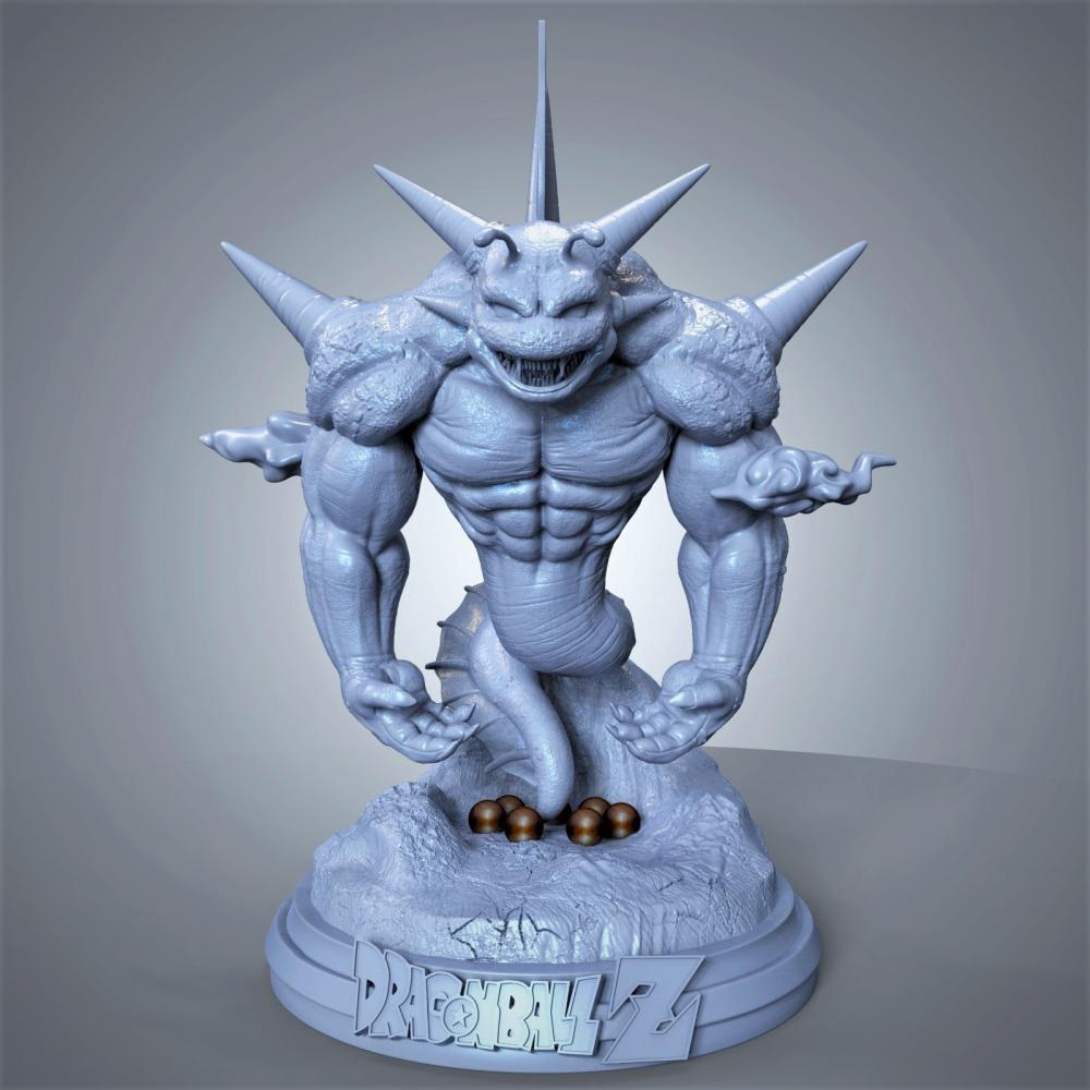 七龙珠 神龙与七龙珠3D打印模型