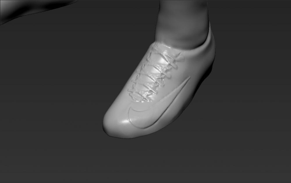 足球 瑞典球星 兹拉坦·伊布拉希莫维奇3D打印模型